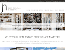Tablet Screenshot of joshhamilton.ca